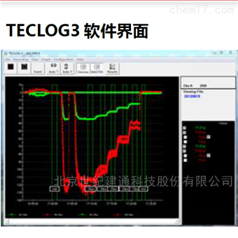 TECLOG4建筑气密性测试系统 测试软件